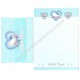 Ano 2001 Conjunto de Papel de Carta Hello Kitty Angel Heart CAZ Sanrio