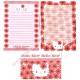 Ano 1998. Conjunto de Papel de Carta Hello Kitty Bloom 2 Sanrio