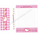 Ano 1999. Conjunto de Papel de Carta Hello Kitty Cherry 3 Sanrio