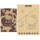 Ano 1999. Conjunto de Papel de Carta Hello Kitty Cowboy Sanrio