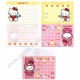 Ano 1999. Conjunto de Papel de Carta Hello Kitty Dupla Sanrio