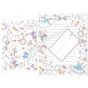 Conjunto de Papel de Carta Miki Takei 4 Japan