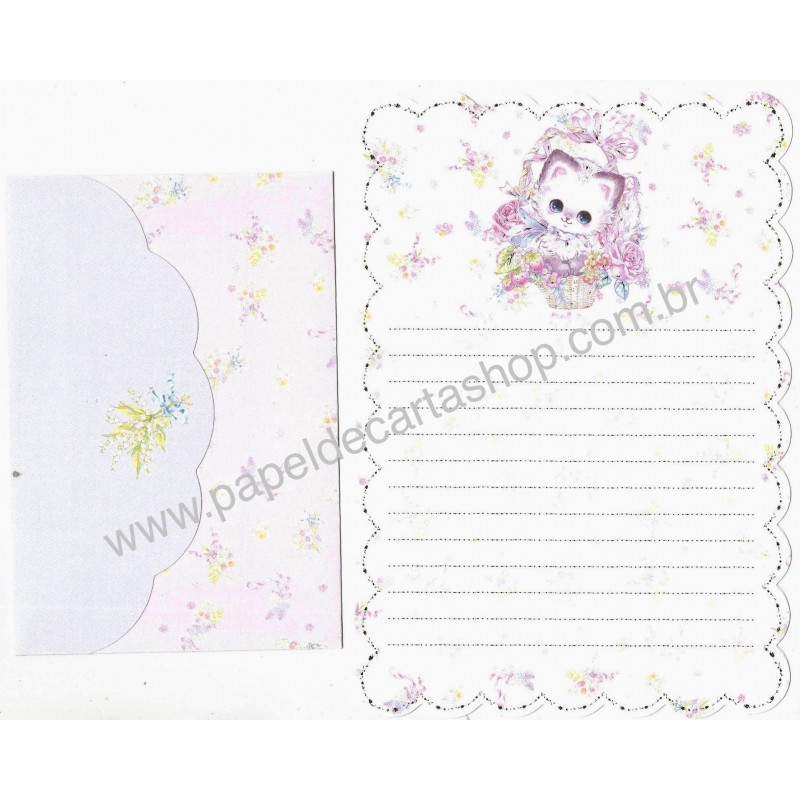 Conjunto de Papel de Carta Amenomori Fumika 9 Japan