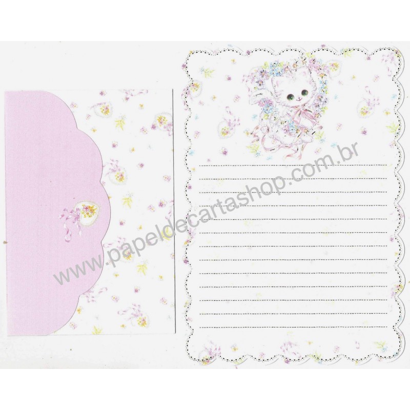 Conjunto de Papel de Carta Amenomori Fumika 11 Japan