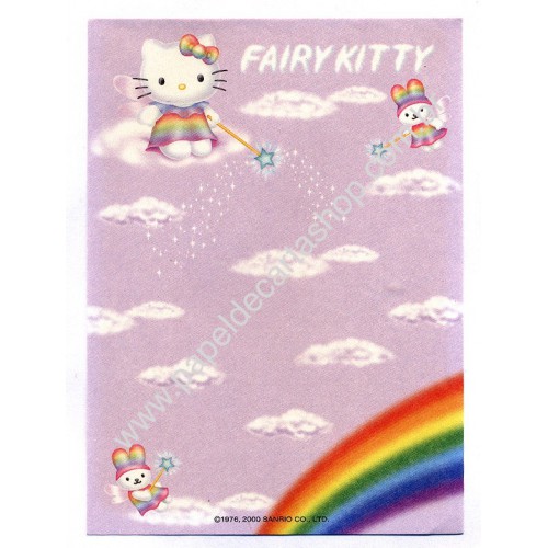 Ano 2000. Nota Hello Kitty Fairy Kitty CLL Sanrio