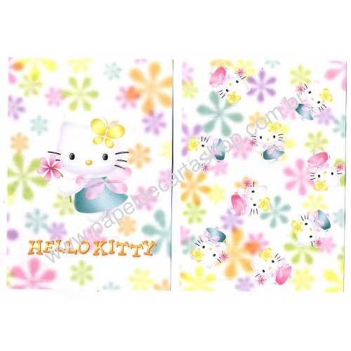 Ano 2000. Kit 2 Notas Hello Kitty Dupla BRF Sanrio