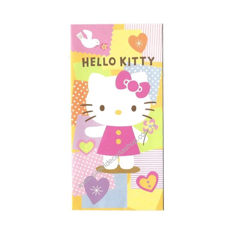 Ano 2007. Envelope da Sorte Hello Kitty Sanrio CFL