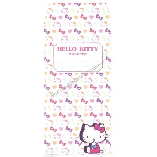 Ano 2014. Envelope da Sorte Hello Kitty Sanrio Kawaii