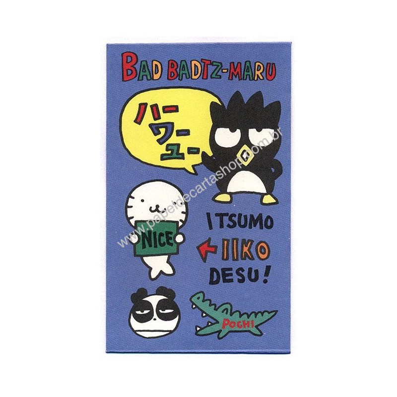 Ano 1996. Mini-Envelope BADTZ-MARU Vintage Sanrio