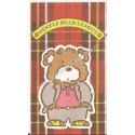 Ano 1985. Mini-Envelope Gentle Bear League Vintage Sanrio