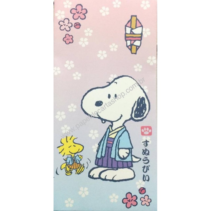 Envelope Snoopy Grande 1 - Peanuts Sanrio