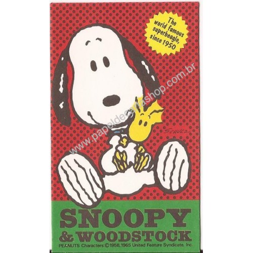 Mini-Envelope Antigo (Vintage) Snoopy 09 - Peanuts Hallmark