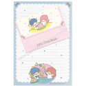 Ano 1984. Conjunto de Papel de Carta Little Twin Stars MAGIC (CAZ) Sanrio