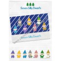 Ano 1979. Conjunto de Papel de Carta Seven Silly Dwarfs Vintage Sanrio