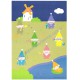 Ano 1979. Papel de Carta Avulso Seven Silly Dwarfs Vintage Sanrio