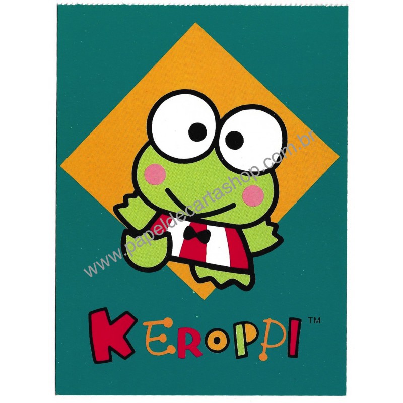 Ano 1998. Postcard Cartão Postal Keroppi 03 Sanrio