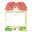 Ano 1984. Conjunto de Papel de Carta BIG Importado Cabbage Patch Kids1