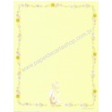 Papel de Carta IMPORTADO A4 Precious Moments Yellow