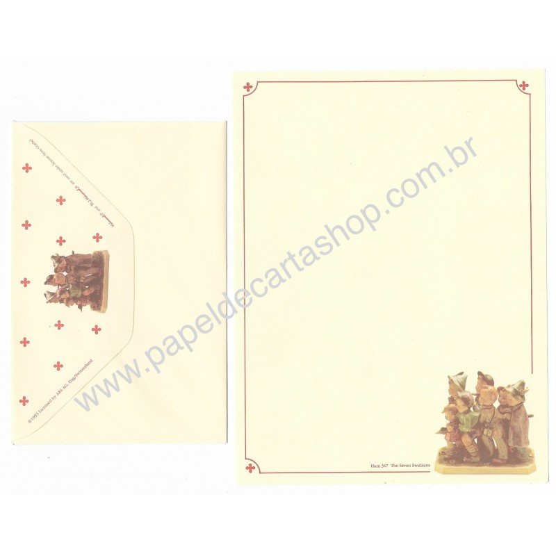 Conjunto de Papel de Carta Hum 347 - The Seven Swabians