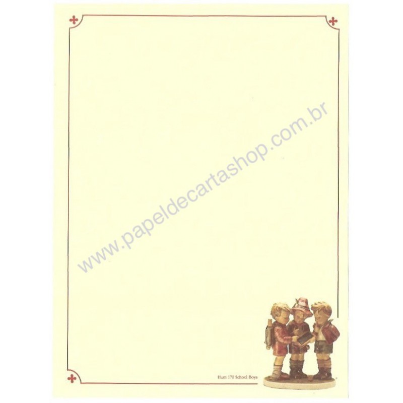 Papel de Carta AVULSO Hum 170 - School Boys