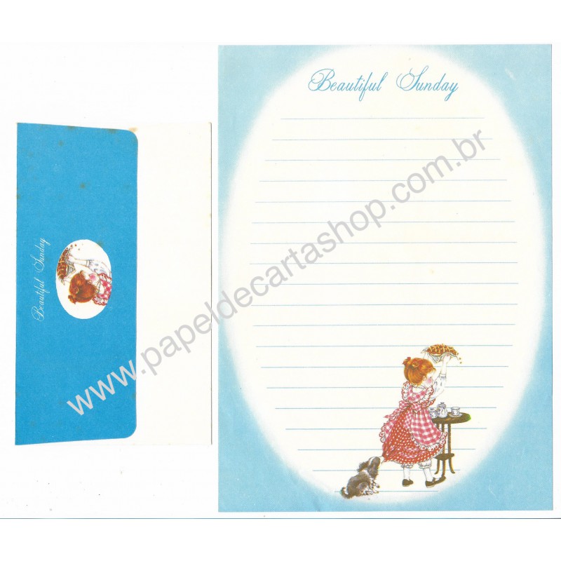 Conjunto de Papel de Carta Beautiful Sunday 06 CAZ