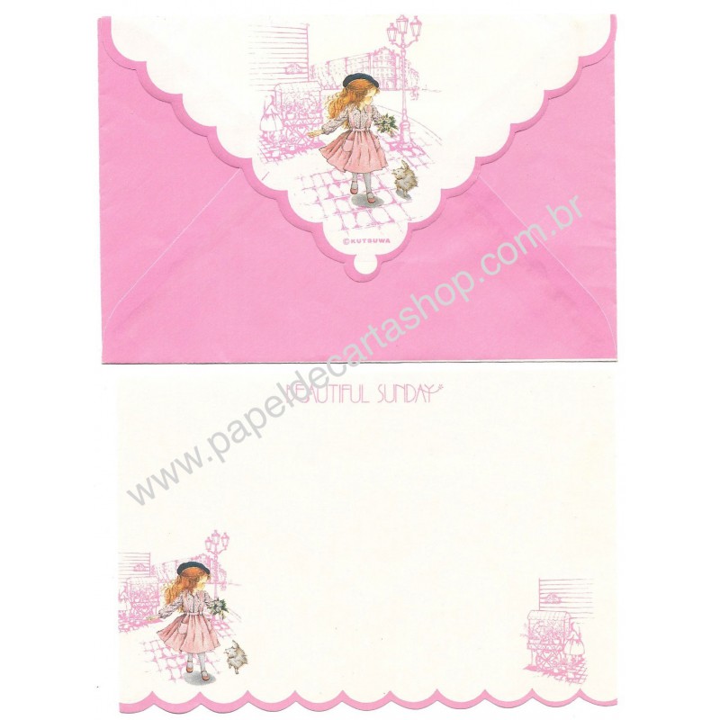 Conjunto de Papel de Carta Beautiful Sunday 05 P CRS