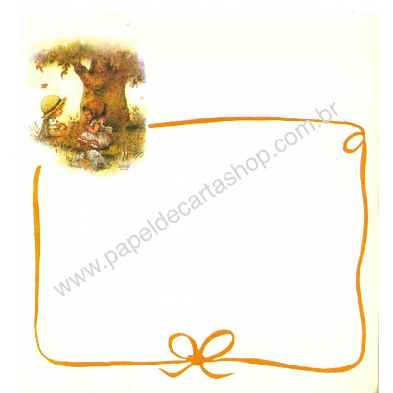 Papel de Carta Antigo Barbi Sargent CLA3