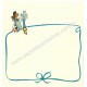 Papel de Carta Antigo Barbi Sargent BLUE3