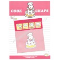 Conjunto de Papel de Carta Antigo Cook Chaps Japan