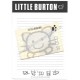 Conjunto de Papel de Carta Antigo Little Burton Japan