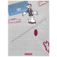 Conjunto de Papel de Carta Antigo Importado Popeye Lyric Japan