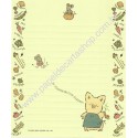 Ano 1990. Papel de Carta Zashikibuta CVD Sanrio Vintage