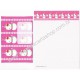 Ano 2001. Conjunto de Papel de Carta Snow Kitty CRS Sanrio