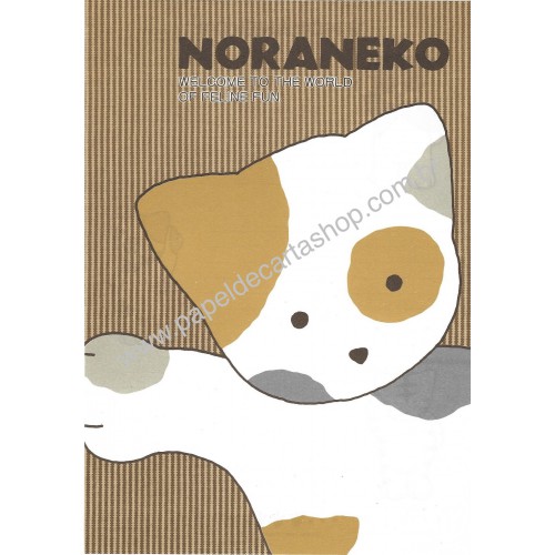 Ano 1987. Papel de Carta Noraneko Vintage Sanrio
