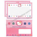 Ano 1996. Conjunto de Papel de Carta Hello Kitty Perky Sanrio