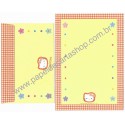 Ano 1996. Kit 4 Conjuntos de Papel de Carta Hello Kitty Perky Sanrio