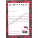 Ano 1996. Kit 3 Papéis de Carta Hello Kitty Sanrio