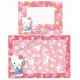 Ano 1997. Conjunto de Papel de Carta Hello Kitty Flores P Sanrio