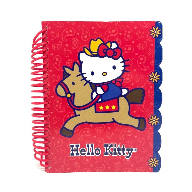 Caderneta ESPIRAL Hello Kitty Cowboy Sanrio EUA