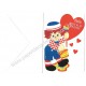 Ano 1976. Kit 3 Notecards Importado Raggedy Ann Valentines Hallmark