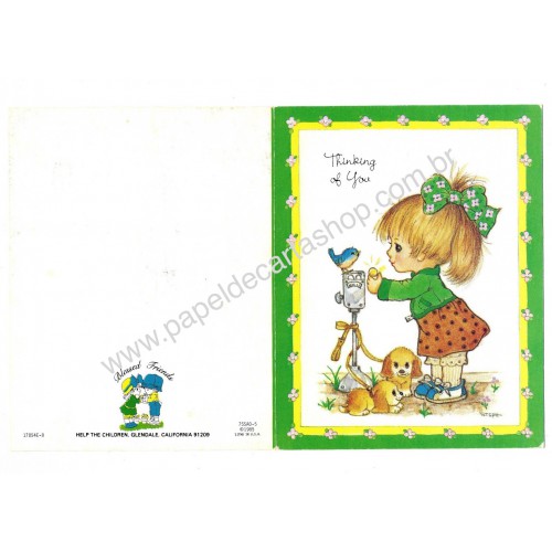 Notecard Cartão Importado Steph Blessed Friends 17054E-8