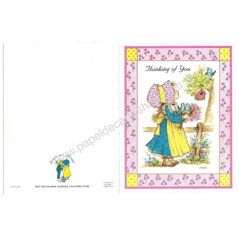 Notecard Cartão Importado Steph Bonnets and Blessings 23473-6W