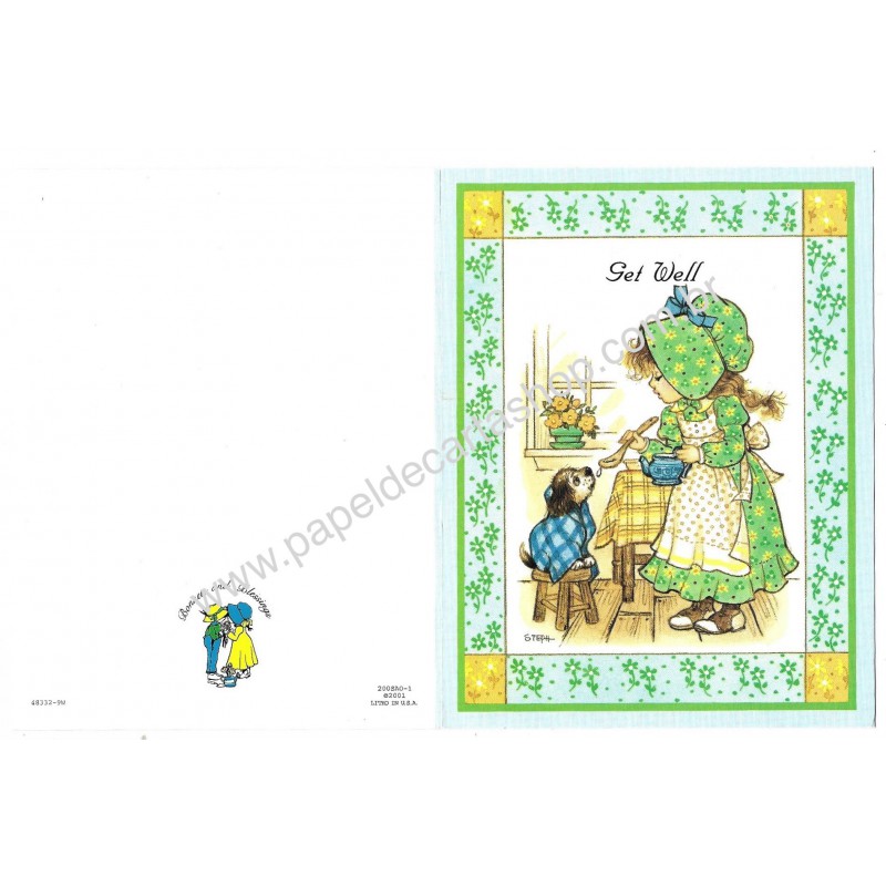 Notecard Cartão Importado Steph Bonnets and Blessings 48332-9W