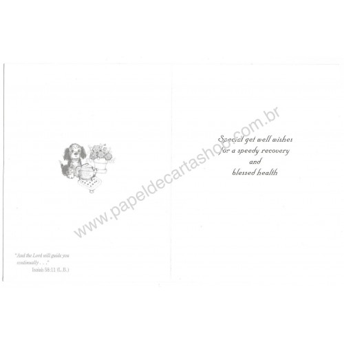 Notecard Cartão Importado Steph Bonnets and Blessings 48332-9W