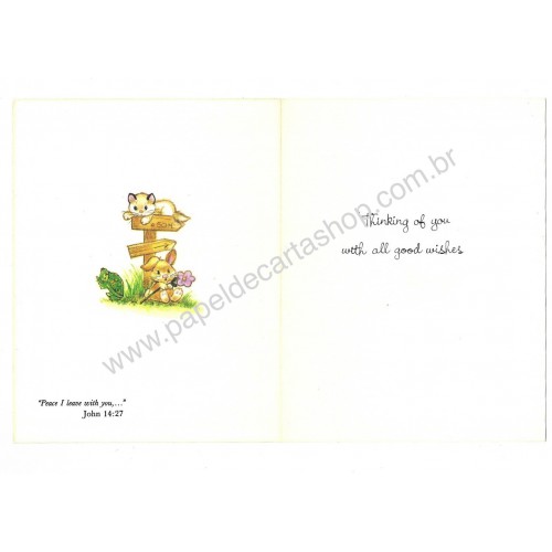 Notecard Cartão Importado Steph Little Blessings 16191-6G