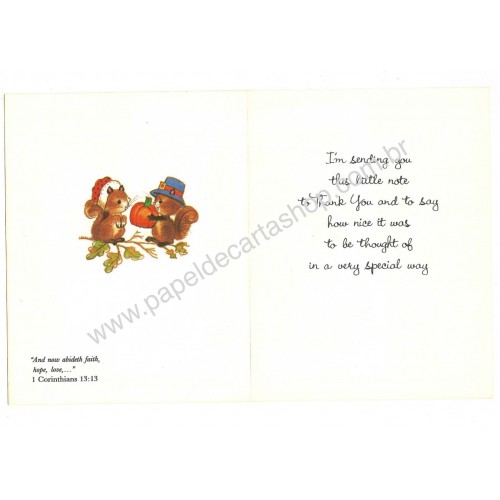 Notecard Cartão Importado Steph Little Blessings 16472-1G