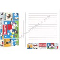 Conjunto de Papel de Carta Antigo Peanuts All Hallmark Japan