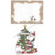 Conjunto de Papel de Carta Antigo Snoopy Merry Christmas Hallmark