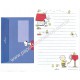 Conjunto de Papel de Carta Antigo Snoopy & Charlie Hallmark japan