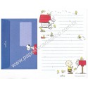 Conjunto de Papel de Carta Antigo Snoopy & Charlie Hallmark japan